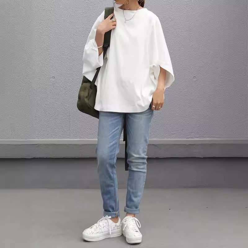 大人かわいい服 カジュアルゆったりブラウス