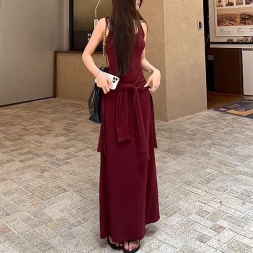 大人かわいい服 美シルエット フレアロングワンピース