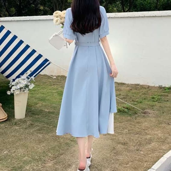 大人かわいい服 ガーリークラシックワンピ