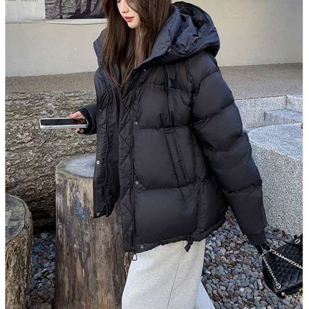 大人かわいい服 ふわもこかわいいダウンコート