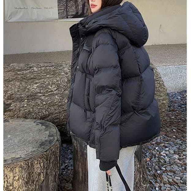 大人かわいい服 ふわもこかわいいダウンコート