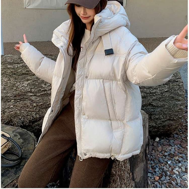 大人かわいい服 ふわもこかわいいダウンコート