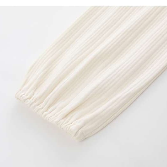 大人かわいい服 ふわもこリボン飾りパジャマ