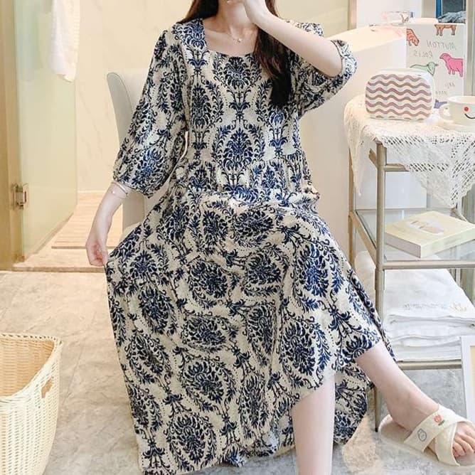 大人かわいい服 ゆったりリラックスワンピース