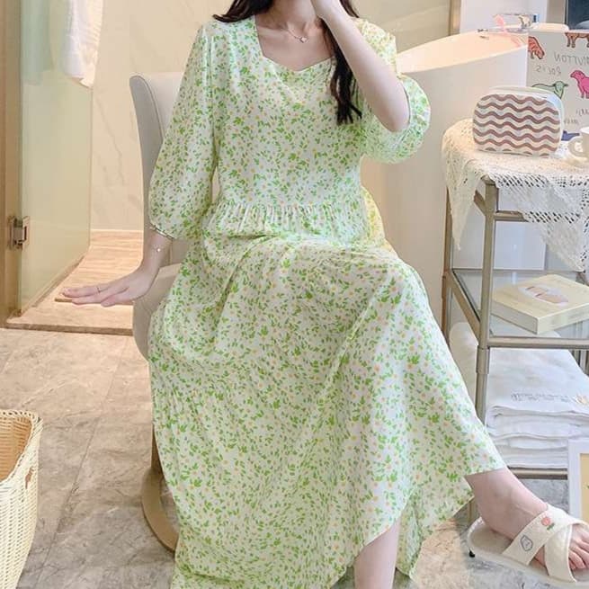 大人かわいい服 ゆったりリラックスワンピース
