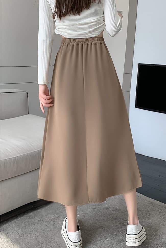 大人かわいい服 ふんわり優美プリーツスカート