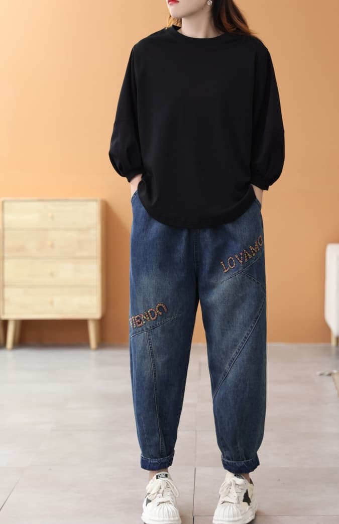 大人かわいい服 パフスリーブプルオーバー