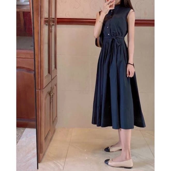 大人かわいい服 シンプル上品 ギャザーワンピース