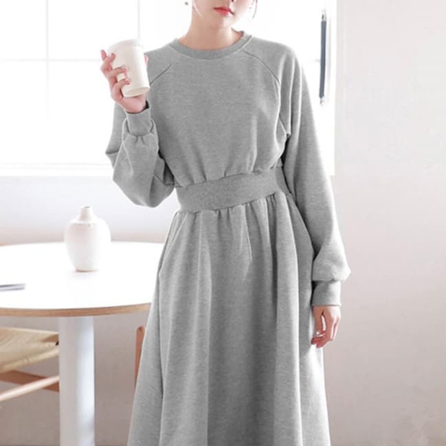 大人かわいい服 上品ふんわりワンピ