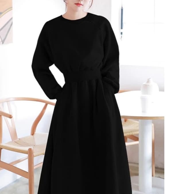 大人かわいい服 上品ふんわりワンピ