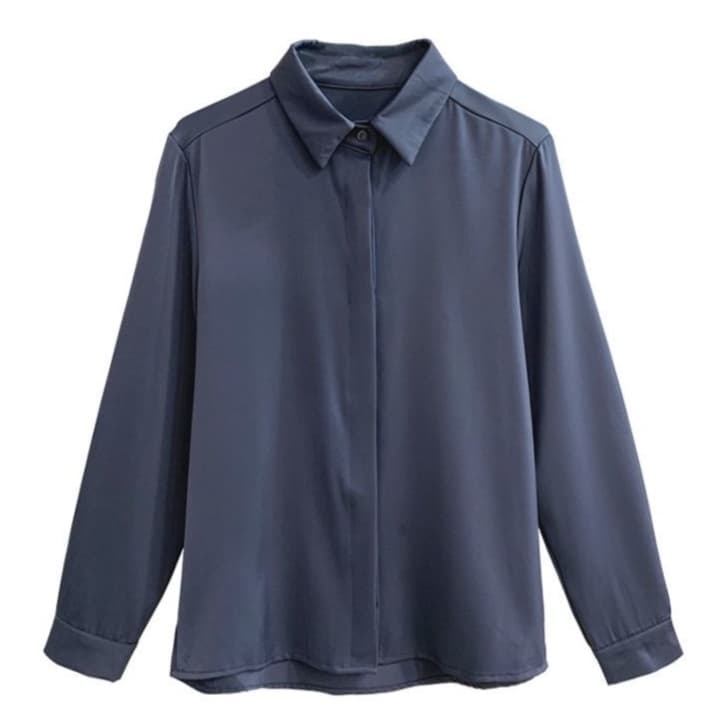 大人かわいい服 こなれ感漂う ゆったりシャツトップス