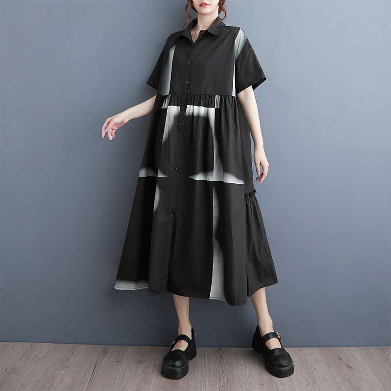 大人かわいい服 ポケット付き ふんわりティアードワンピース