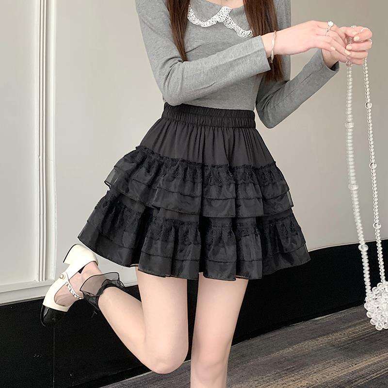 大人かわいい服 エアリーフレアスカート