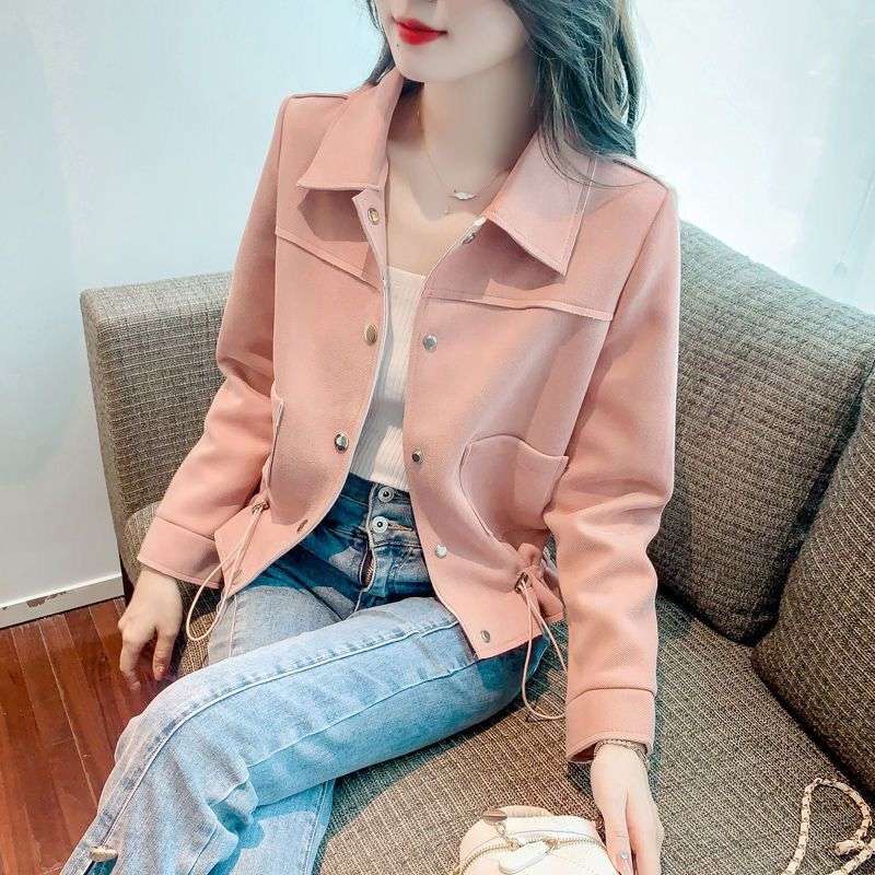 大人かわいい服 ドロップショルダージャケット