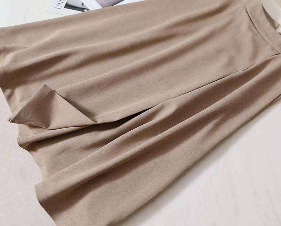 大人かわいい服 ふんわり柔らかロングニットワンピース
