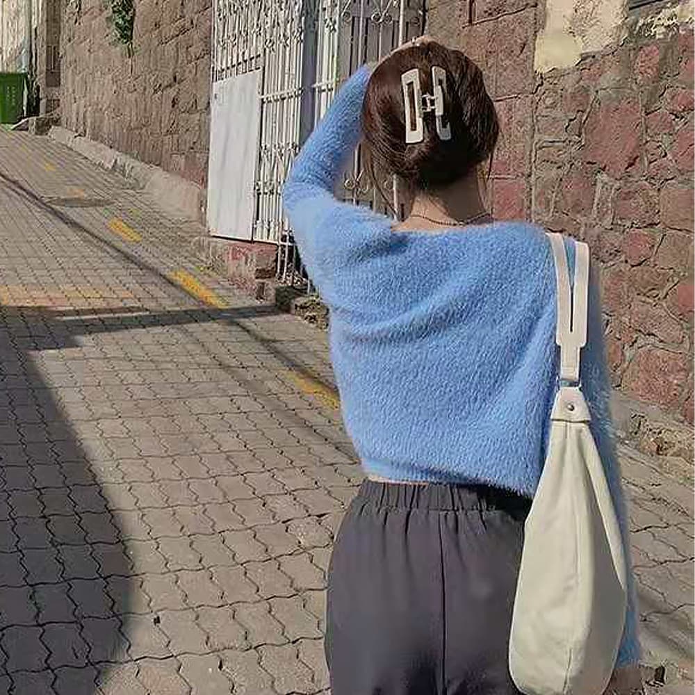 大人かわいい服 ふわもこニットカーディガン キャミソールセット 全5色