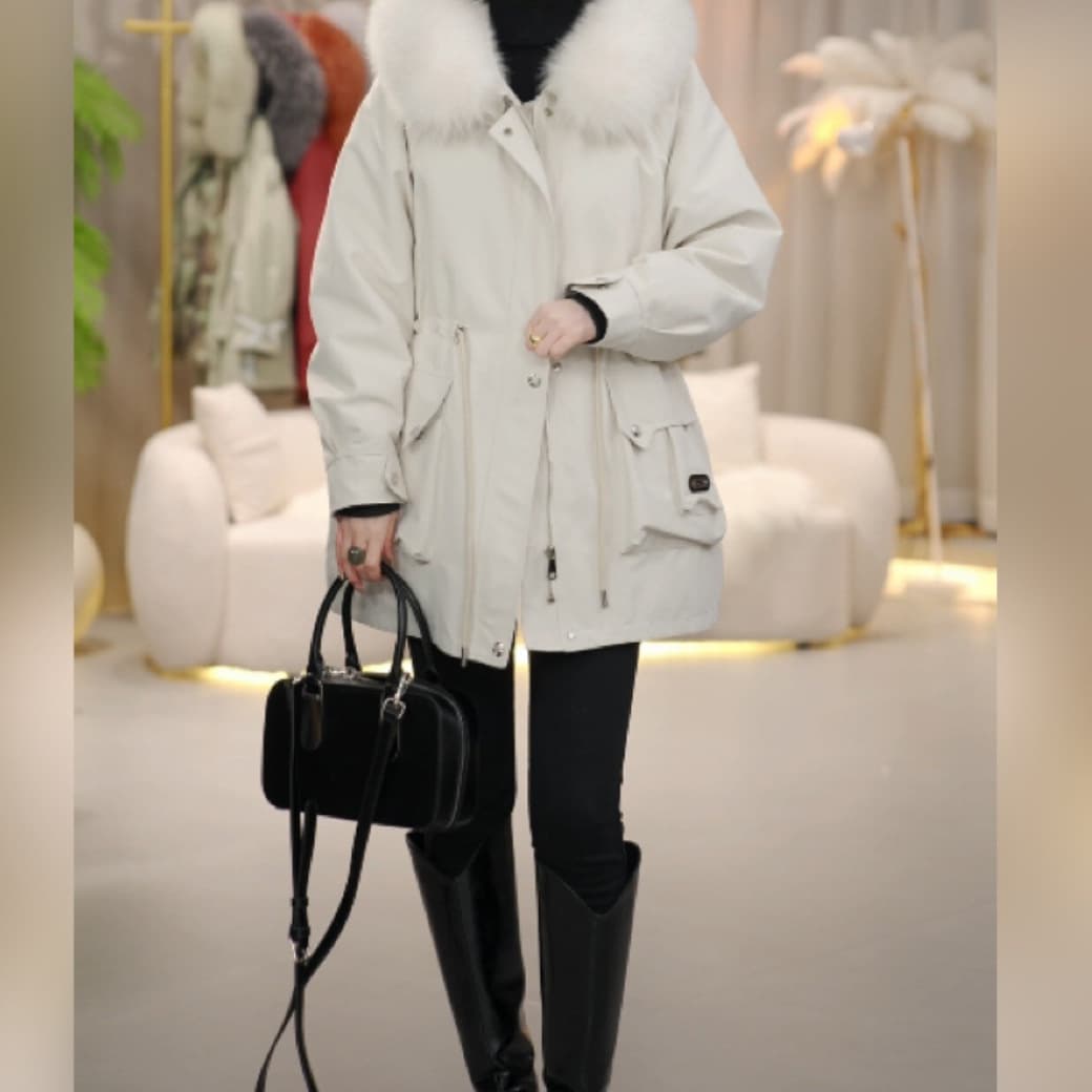 大人かわいい服 配色パイピングリボン付きリブニットワンピース