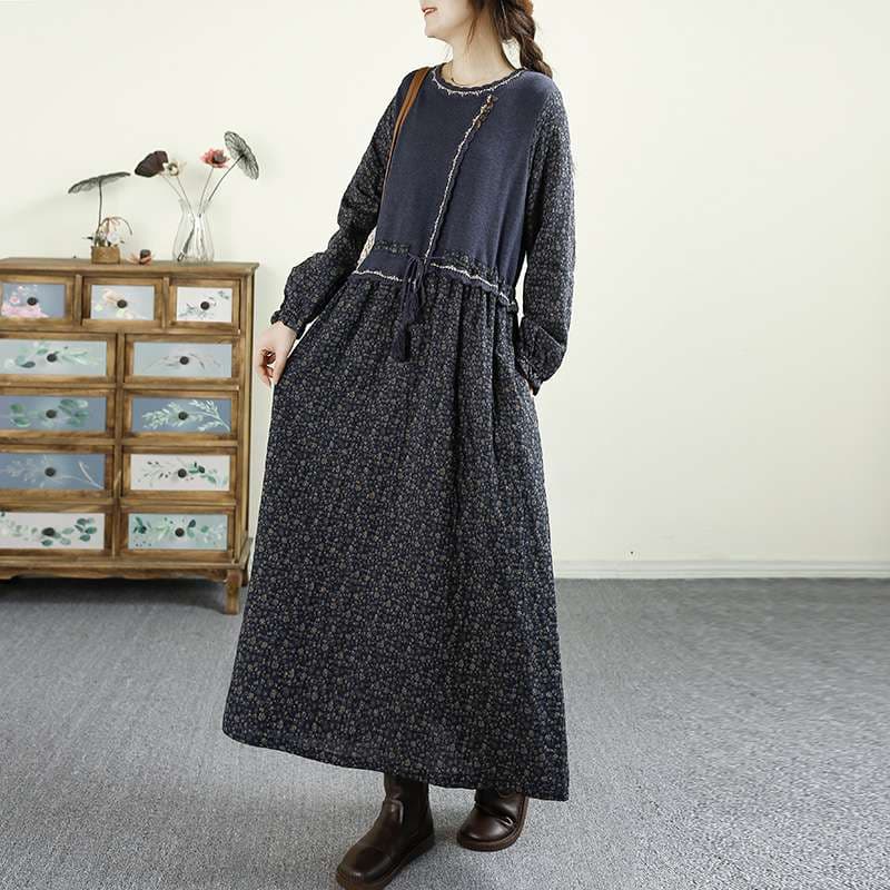 大人かわいい服 ふんわりシルエット マキシワンピース