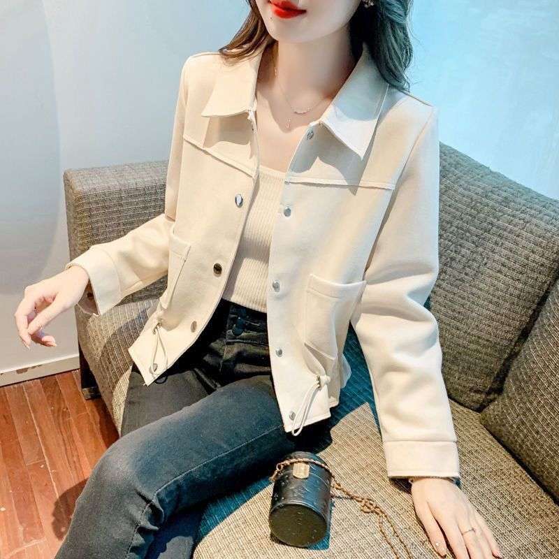 大人かわいい服 ドロップショルダージャケット