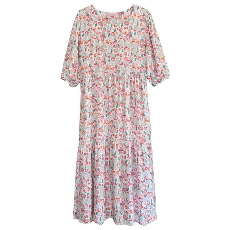 大人かわいい服 ゆったりリラックスワンピース