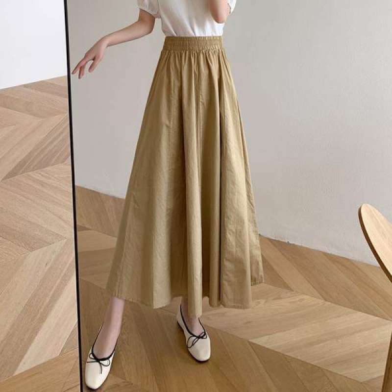 大人かわいい服 ギャザーボリューム ロングスカート