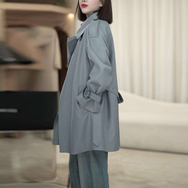 大人かわいい服 ゆったりシルエット クラシカルトレンチコート