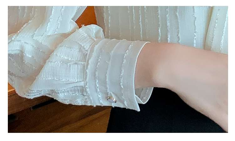 大人かわいい服 リボン×シフォン ふんわり上品ブラウス