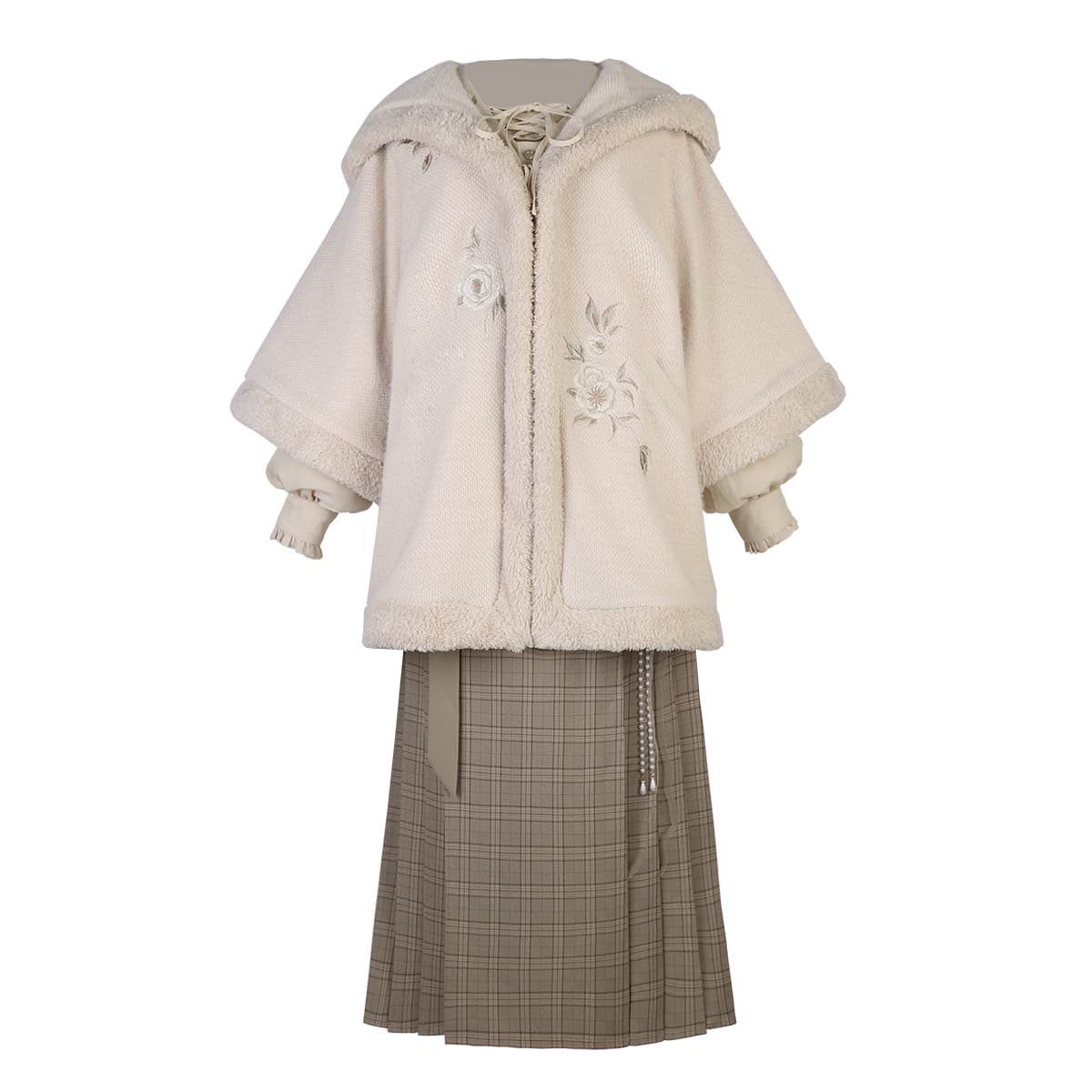 大人かわいい服 上品レトロセットアップ