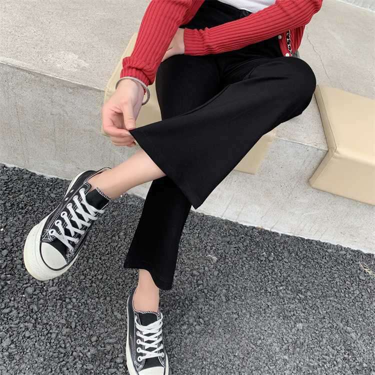 大人かわいい服 美シルエット フレアストレートパンツ
