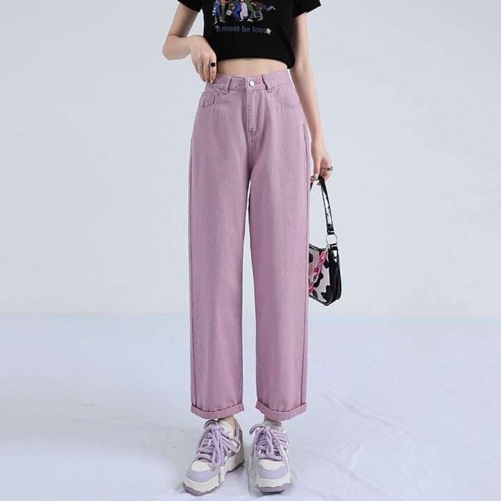 大人かわいい服 ハイウエスト ゆるふわワイドパンツ